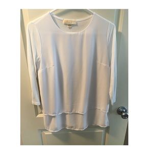 Michael Kors cotton sheer blend top